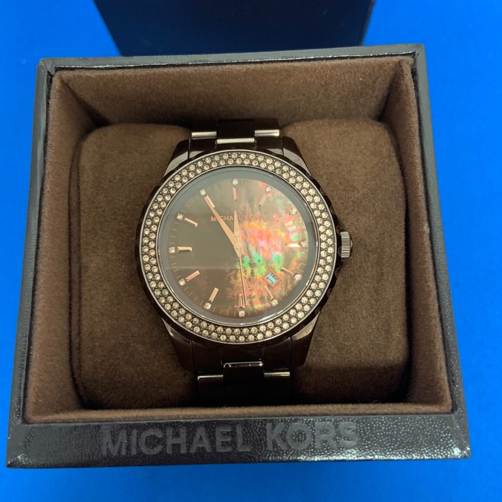 SOLD Michael Kors Women Chocolate Pearl watch